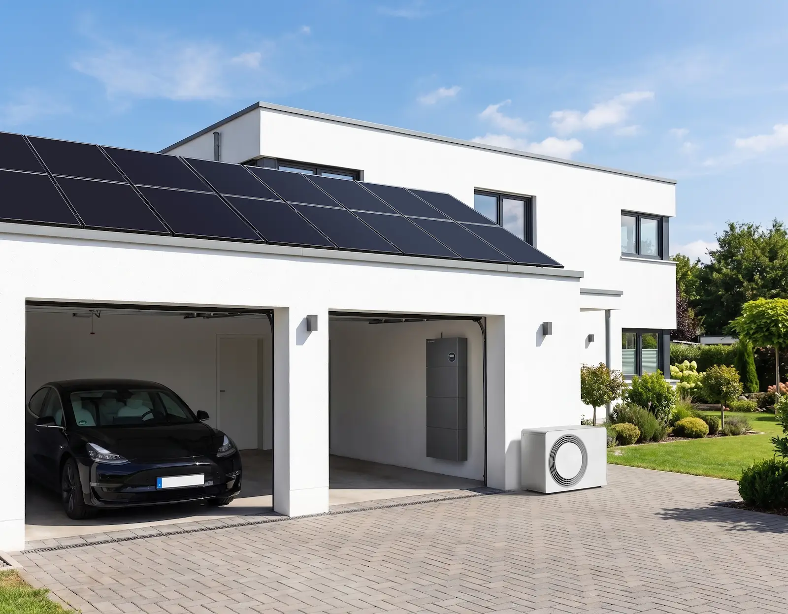 ELD Ökosystem: Einfamilienhaus mit Photovoltaik, Speicher, Wärmepumpe und Wallbox vernetzt